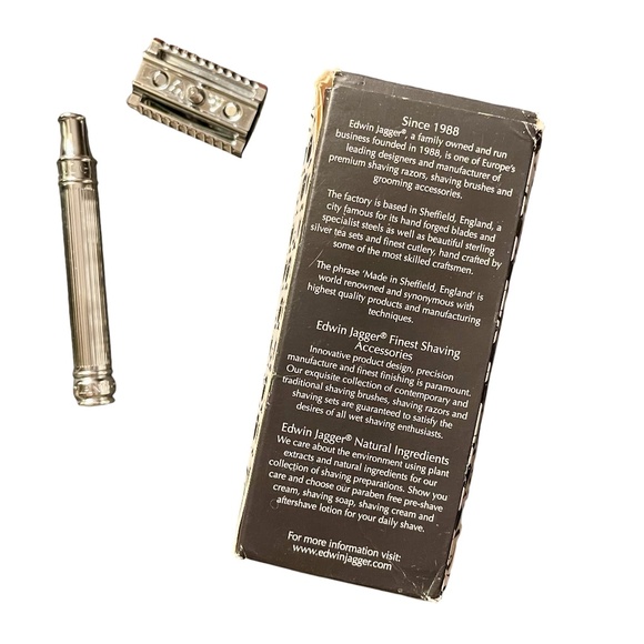 New - Never Used - CHROME DOUBLE EDGE RAZOR - LONG HANDLE - Picture 8 of 8